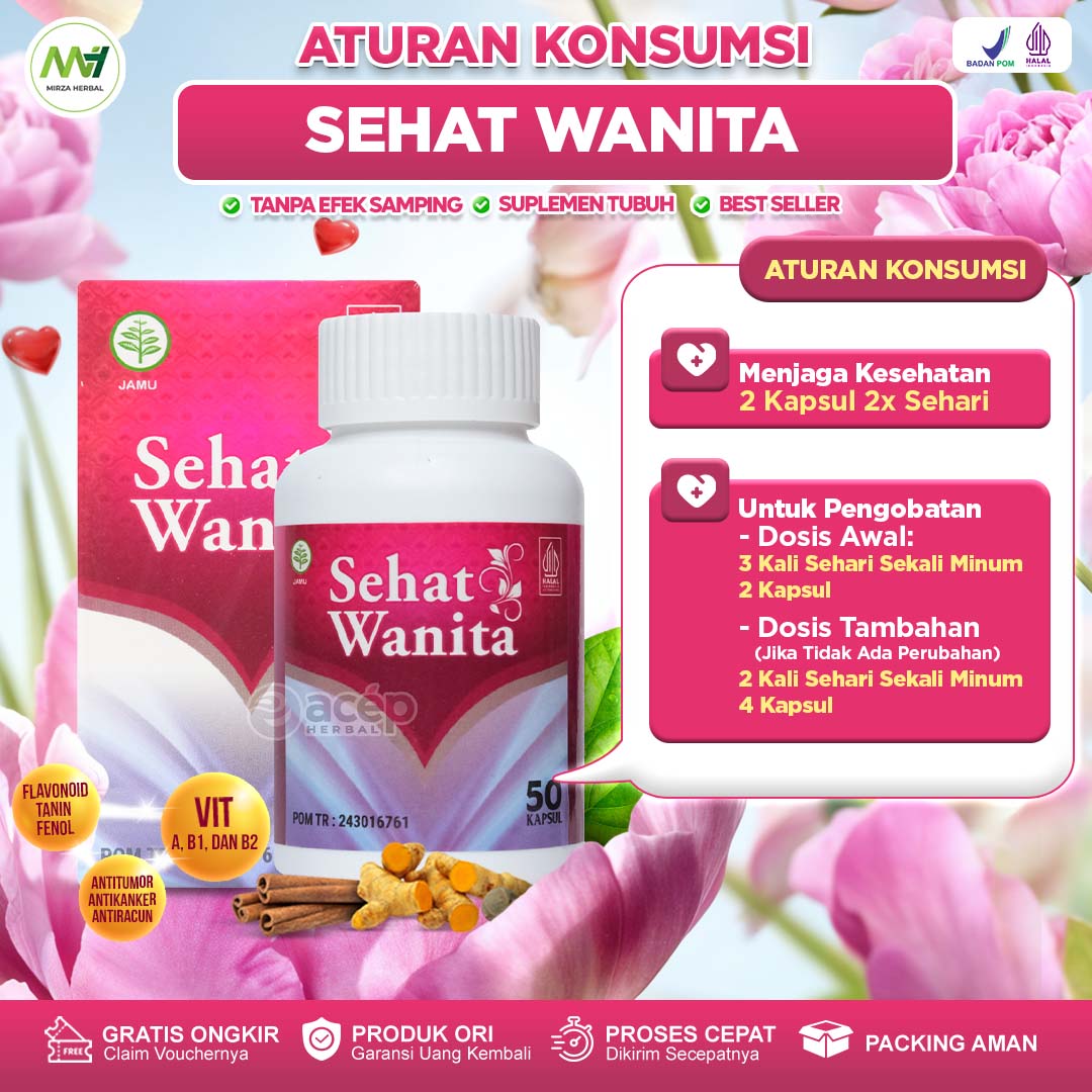 Kapsul Sehat Wanita Original 100% Asli Berlegalitas BPOM dan Halal MUI 3